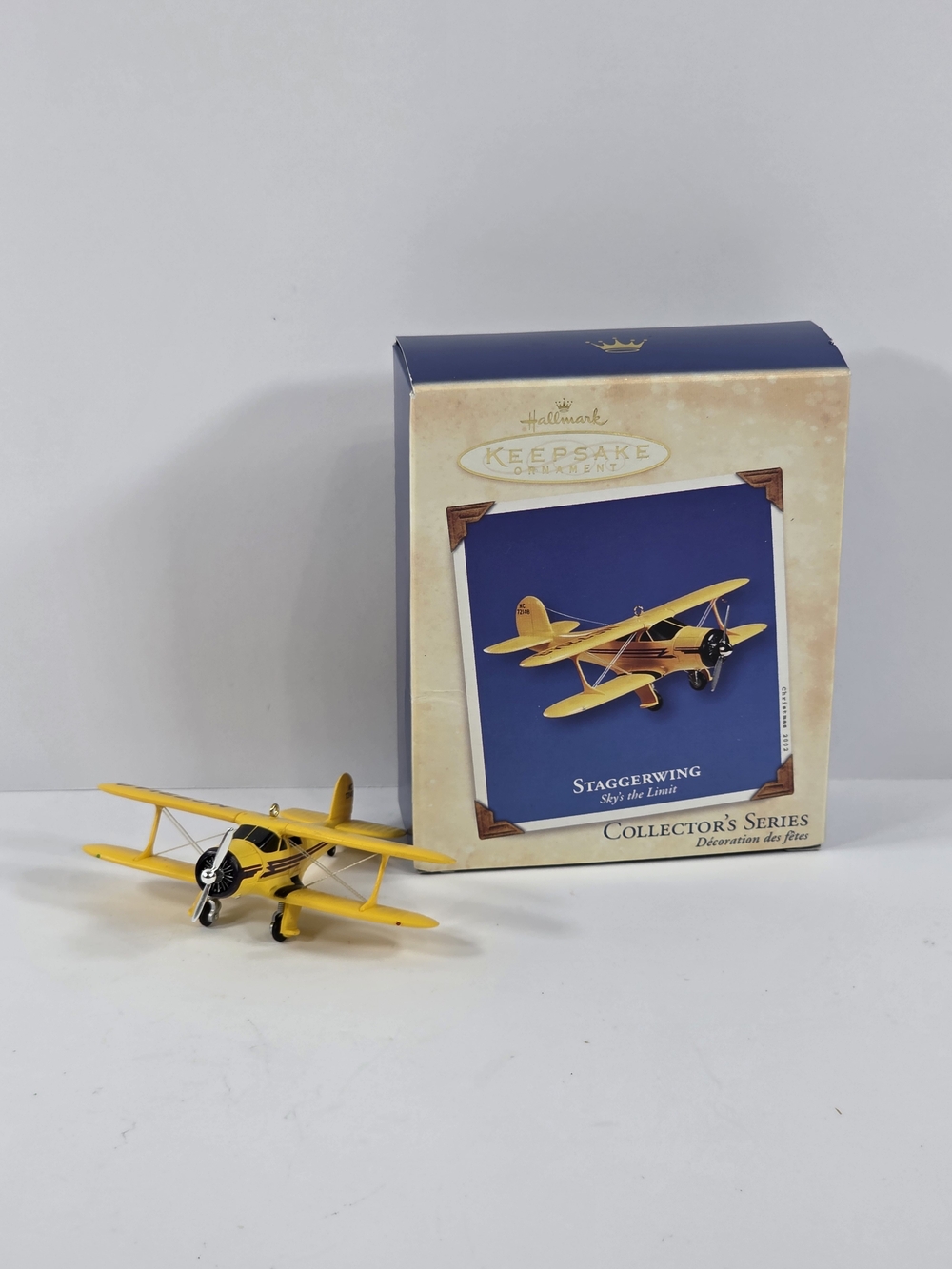 2002 Hallmark Keepsake Ornament Sky's the Limit Series Staggerwing
